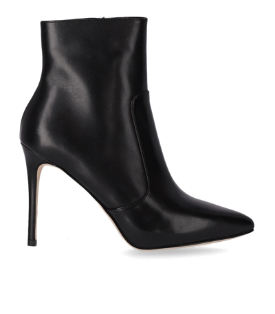 Michael Kors Women's  Black Leather Ankle Boots