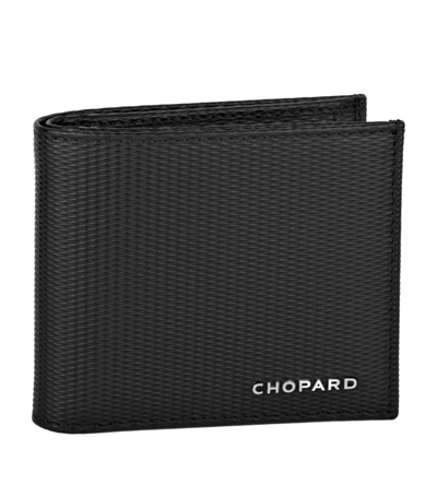 Chopard Mini Classic Racing Bifold Wallet In Black