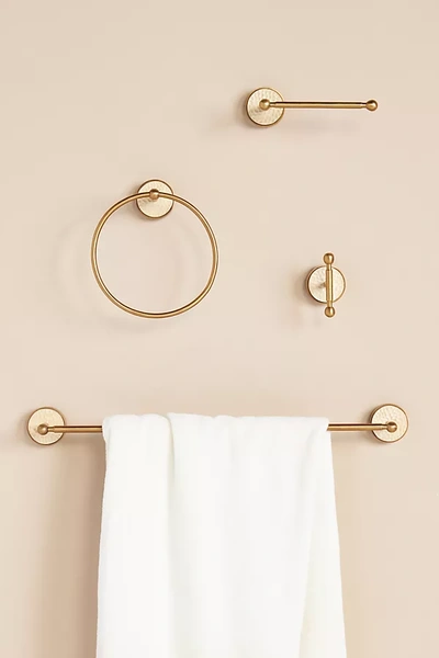 Anthropologie Pauline Towel Bar In Beige