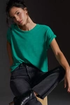 Pilcro Sustainable Boyfriend Tee In Green