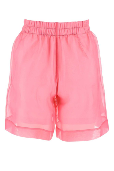 Dries Van Noten Elasticated Waistband Shorts In Pink