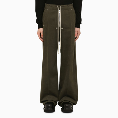 Rick Owens Military Green Cotton Trousers