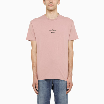 Stone Island Archivio T-shirt Ice Jacket Camouflage Pink Quartz