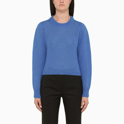 P.a.r.o.s.h Blue Crew Neck Jumper
