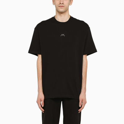 A-cold-wall* Black T-shirt With Embroidered Logo