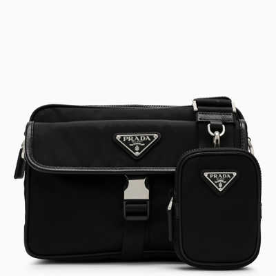 Prada Black Re-nylon Cross-body Bag