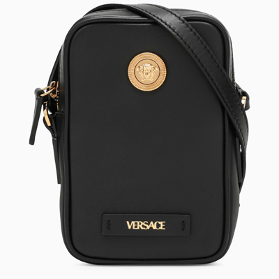 Versace Black Medusa Cross-body Clutch Bag