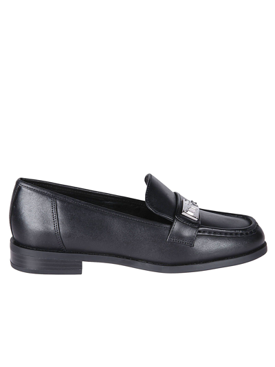Michael Kors Women's  Black Leather Loafers