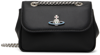Vivienne Westwood Black Small Curb Chain Shoulder Bag In N403