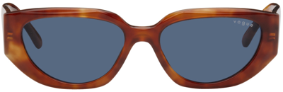 Vogue Eyewear Brown Hailey Bieber Edition Vo5438s Sunglasses In 279280 Yellow Havana