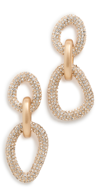 Cult Gaia Reyes Drop Earrings In Gold/white