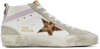 Golden Goose Ssense Exclusive White & Gray Mid Star Classic Sneakers In White
