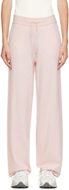 Hugo Boss Pink Sarmetta Lounge Pants In 688 Light/pastel Pin