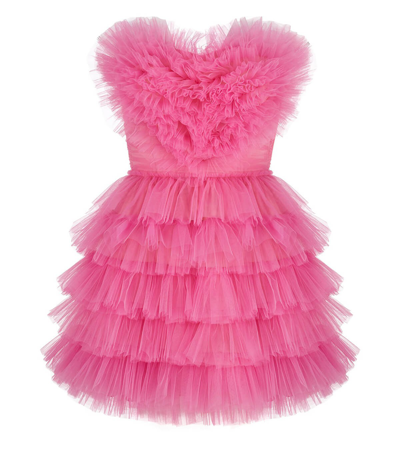 Aniye By Dolly Pink Tulle Dress
