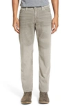 AG 'GRADUATE' TAILORED STRAIGHT LEG CORDUROY PANTS