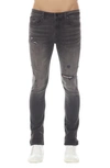 Hvman Strat Ripped Super Skinny Jeans In Scarab