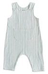 Pehr Babies' Stripes Away Organic Cotton Overalls In Blue3