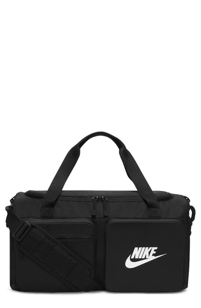 Nike Kids' Future Pro Duffle Bag In Black/ Black/ White