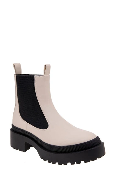 Bcbgeneration Marie Platform Chelsea Boot In Bianca