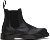 DR. MARTENS' BLACK 2976 MONO CHELSEA BOOTS