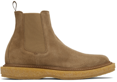 Officine Creative Tan Bullet 002 Chelsea Boots In L.cachemire Alce - F