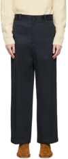 ACNE STUDIOS NAVY CASUAL TROUSERS