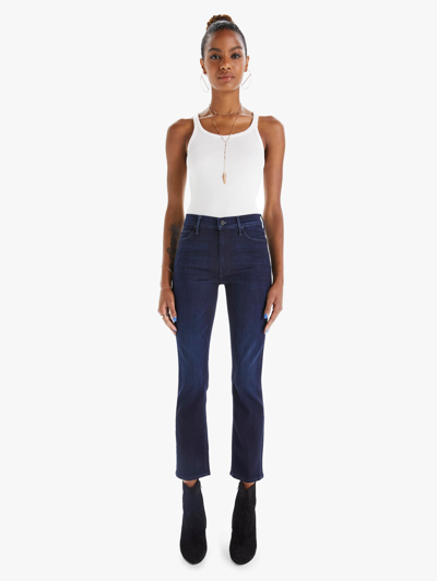 Mother The Mid Rise Dazzler Ankle Now Or Never Jeans In Blue