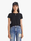 Mother Litte Goodie Goodie Ombre Graphic Tee In Black Bl
