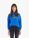 Mother Denim The Square Hoodie In Adventure Rising In Blue