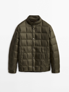MASSIMO DUTTI QUILTED DOWN JACKET