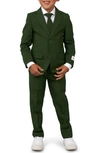 Opposuits Toddler And Little Boys Glorious Solid Color Suit, 3-piece Set In Green