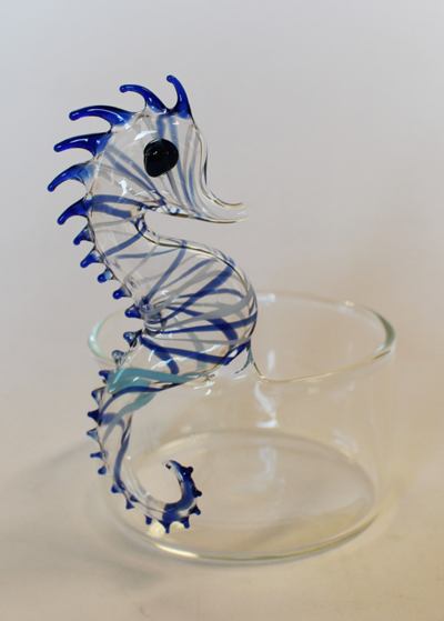 Massimo Lunardon Brio Seahorse Serving Bowl In Multi