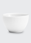 Pillivuyt Plissé Porcelain Open Sugar & Pinch Bowl