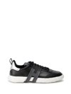 Hogan Side Logo-patch Low-top Sneakers In Nero