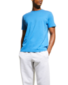 Off-white Diag-stripe Cotton T-shirt In Peacock