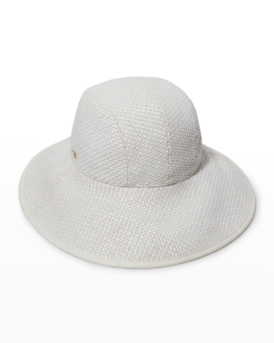 Lele Sadoughi Raffia Sun Bucket Hat In Ivory