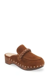 GIANVITO ROSSI BRAID DETAIL LOAFER CLOG