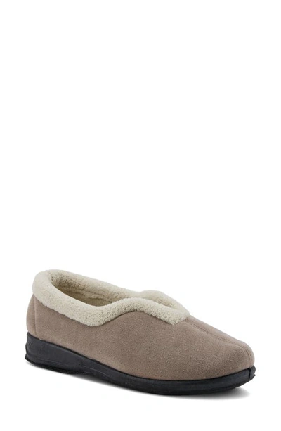 Flexus By Spring Step Cindy Scuff Slipper In Beige