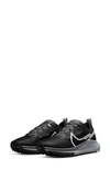 Nike React Pegasus Trail 4 Running Shoe In Black/ Dark Grey