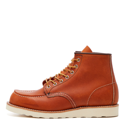 Red Wing 6-inch Classic Moc Boot Oro Legacy Leather In Brown