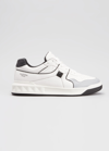 Valentino Low-top One Stud Sneakers In White