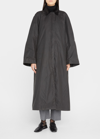 TOTÊME OVERSIZED WIND-RESISTANT OILCLOTH COUNTRY COAT
