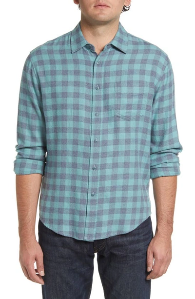 Rails Lennox Relaxed Fit Plaid Flannel Button-up Shirt In Dusk Sage