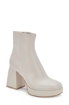 Dolce Vita Ulyses Platform Bootie In Ivory Leather