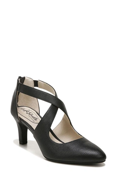 Lifestride Giovanna 2 Pump In Black Textured