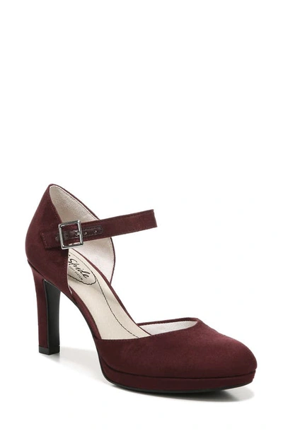Lifestride Jean Ankle Strap Pump In Red