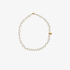 Alighieri Gold-plated The Calliope Pearl Choker Necklace In Gold