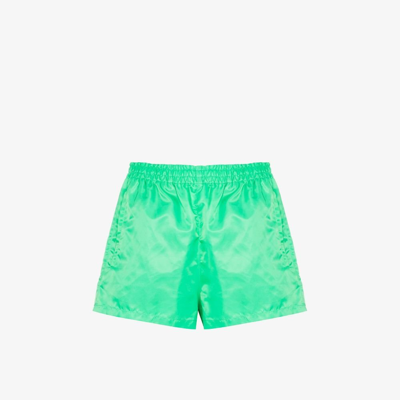 The Frankie Shop Green Perla Elasticated Waist Gym Shorts