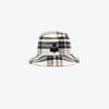 Isabel Marant Haley Checked Wool Bucket Hat In Blue