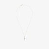 Alighieri Sterling Silver The Frosted Dagger Pendant Necklace In Silver